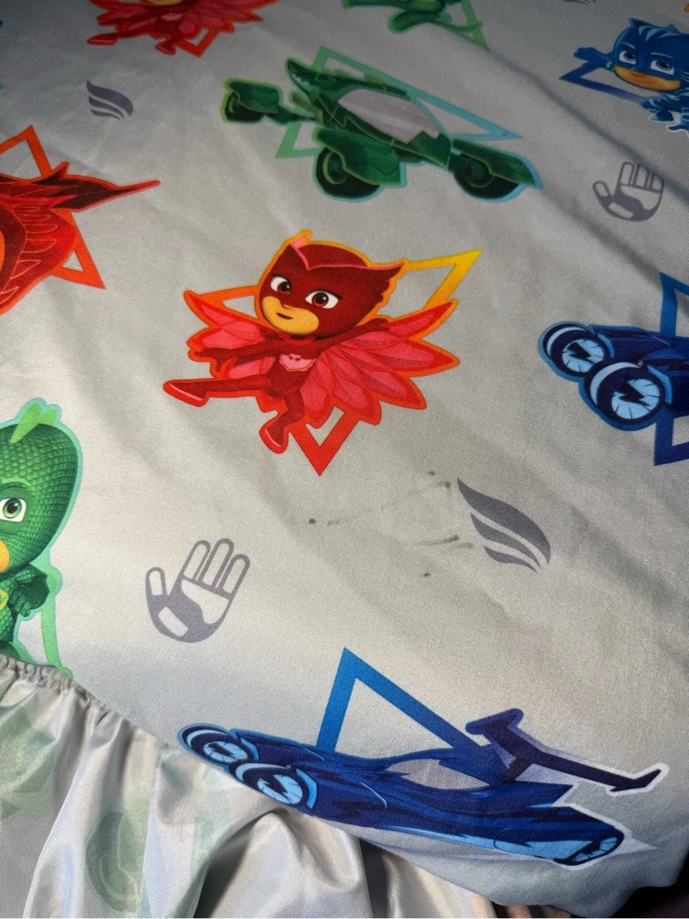 Pj Masks Kids Bedding Sheets Comforter Set - Cat Boy Gecko Owlet - Twin
